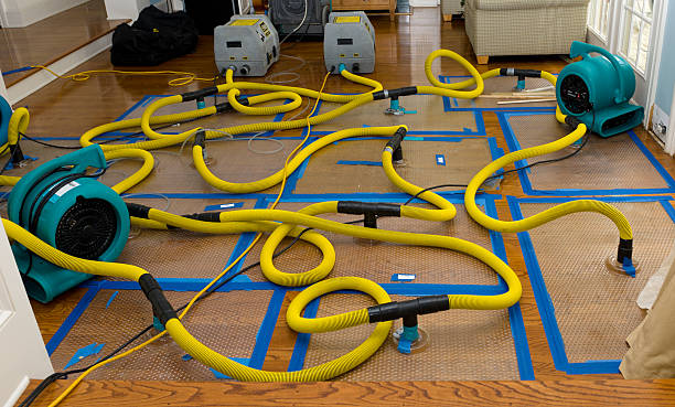 Professional Burst Pipe Water Damage technician working in Canyon Country, CA